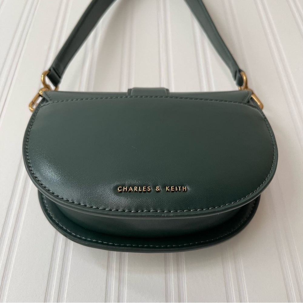 Mini Gabine Saddle Bag (Green) - Picture 4 of 12
